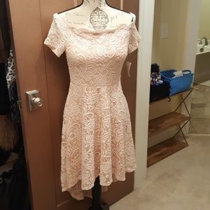 NWT Bridesmaids Prom Dress Blush Pink 12